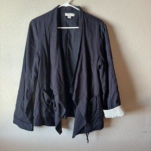 Coldwater Creek Collection Open Cardigan Blazer M